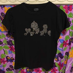 bt21 black XL tshirt